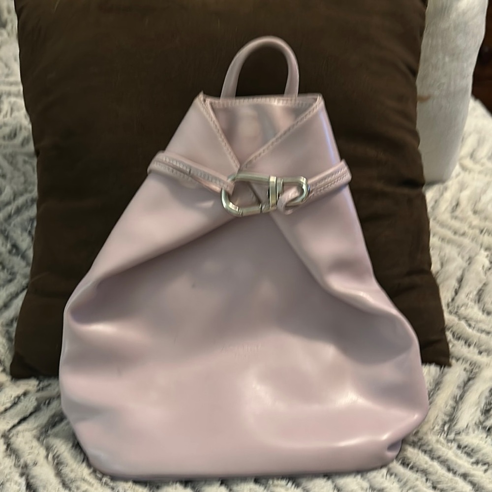 Sleek Pink Backpack with Modern Design